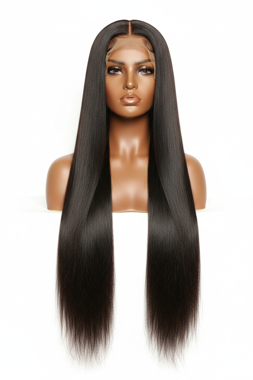 Straight 13x4 Lace Front Wig – Natural Color | 40 Inch | 250% Density